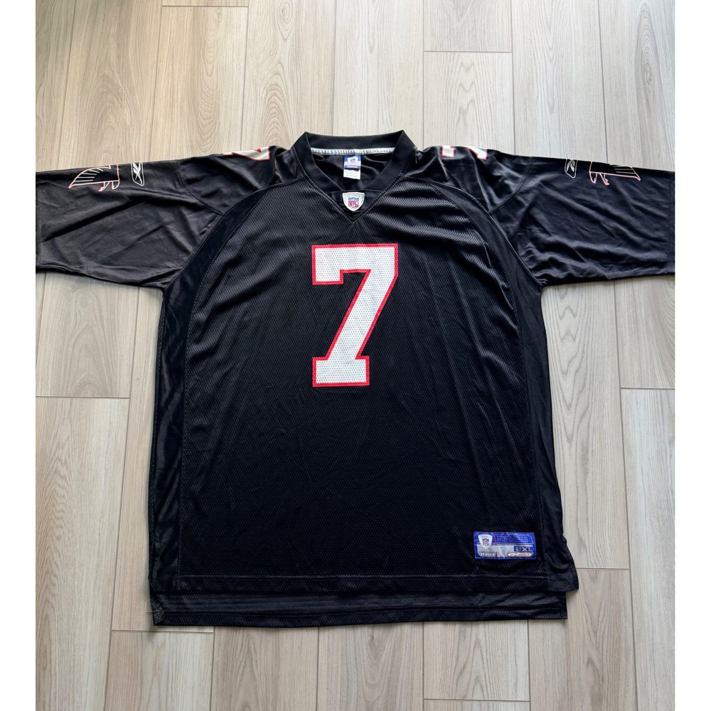 Vintage Reebok Michael Vick Atlanta Falcons Jersey Mens 2XL Black NFL Football 7